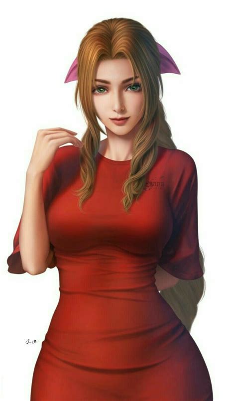 Aerith Gainsborough From Final Fantasy Final Fantasy Art Final