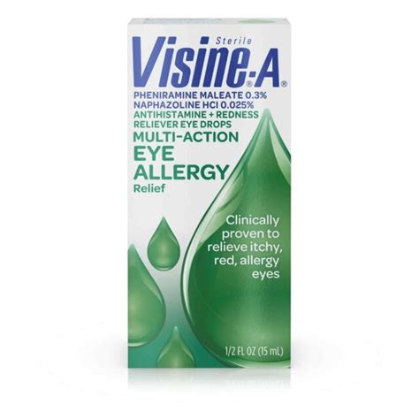 a alivio de la alergia ocular antihistaminico y analgesico en gotas para los ebay