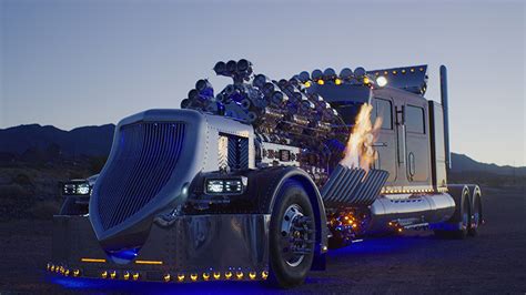 3424 Hp Thor24 Semi Truck With Twin V 12 Engines 12 Superchargers