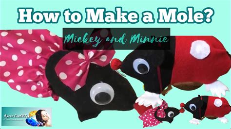 How To Make A Mole Mickey And Minnie Mole Chemistry Project Youtube