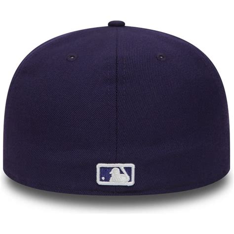 New Era Flat Brim 59fifty Essential New York Yankees Mlb Purple Fitted