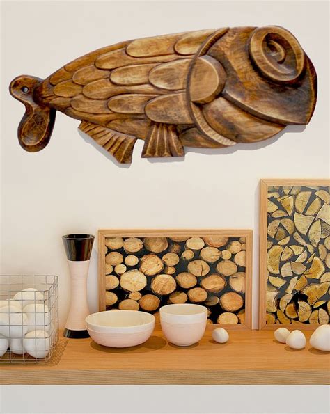 Wooden Fish Fish Wall Decor Fish Wall Hanging Fathers Day T