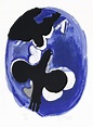 Georges Braque, Deux oiseaux sur fond bleu (Two birds on a blue ...