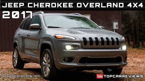 2017 Jeep Cherokee Overland 4x4 Review Rendered Price Specs Release