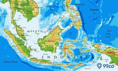 Peta Indonesia Lengkap Dengan Nama Juragan Poster OFF