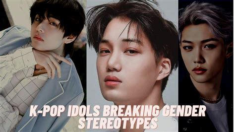 k pop korean male idols breaking gender stereotypes 5 k pop idols who blurred the line between