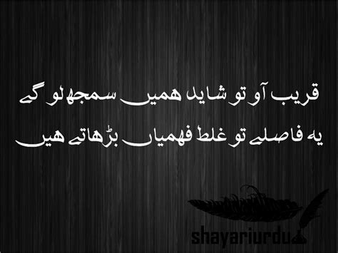 Kareeb Aao Toh Shayad Humein Samajh Lo Ge Urdu Poetry