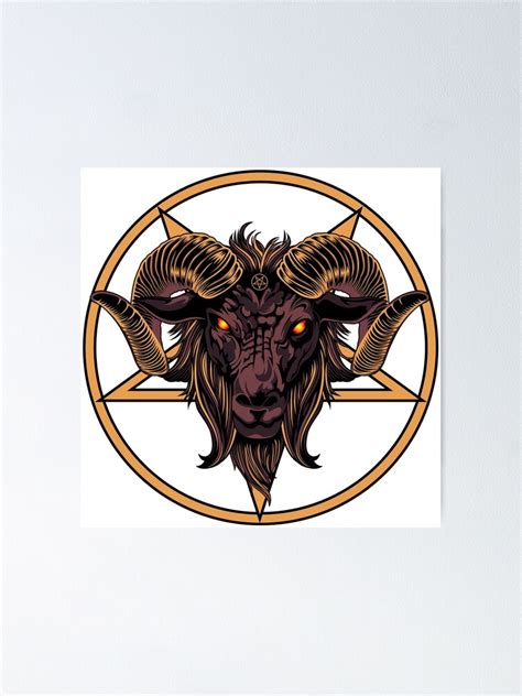 Satan Pentagram Baphomet Goat Devil Baphomet Illustration