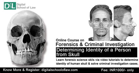 online course on forensic science determining identity of a person from skull remains digital