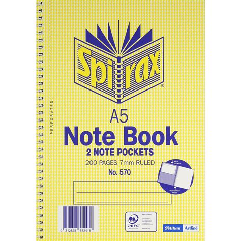 Spirax Notebook A5 200pg Each Woolworths