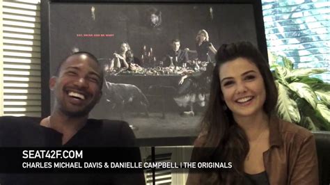 Charles Michael Davis Danielle Campbell The Originals Interview Youtube
