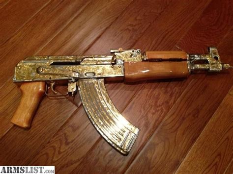 Armslist For Sale Ak47 24k Gold Two Tone Hand Engraved Armslist