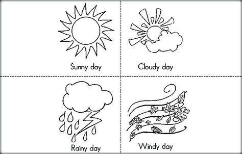 Want to provide an opportunity to your child that can help him learn about different types of weather? Weather Coloring Pages Weather Coloring Sheets Weather ...