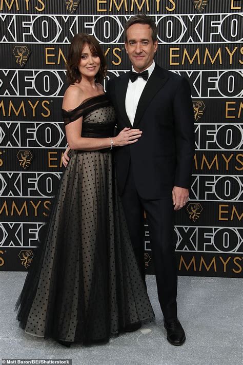 Keeley Hawes Wows In Off The Shoulder Gown While Supporting Husband