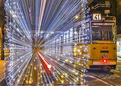 30000 Led Lights Make The Trams In Budapest Look Like