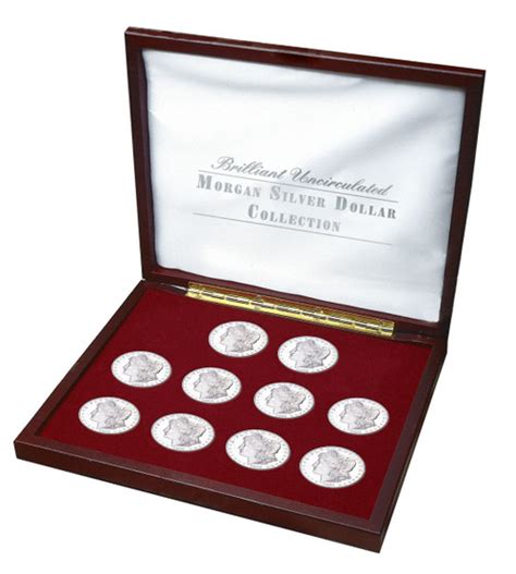 Brilliant Uncirculated Morgan Silver Dollar Collection Actual