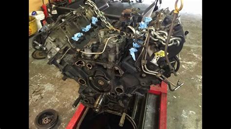 Ford 60 Liter Powerstroke Diesel Engine Removal Pictures Youtube