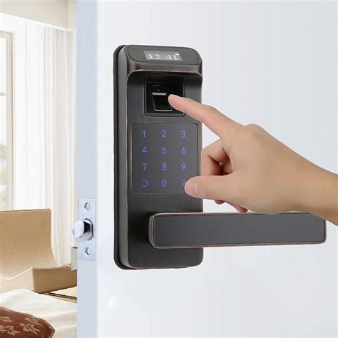 Harfo Hl91 Fingerprint Touchscreen Keyless Door Lock With Oled Display