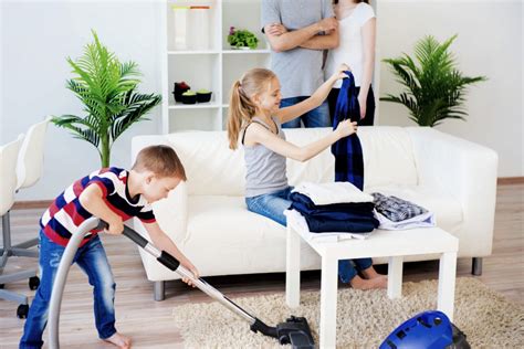 Children Cleaning