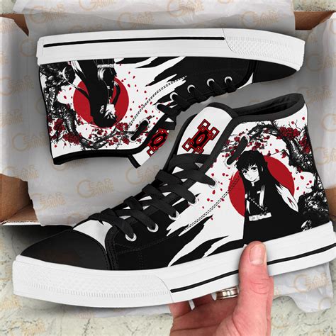 Muichiro High Top Shoes Demon Slayer Sneakers Japan Style Gear4fansports