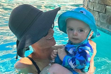 Paris Hilton Enjoys Pool With Baby Son Phoenix Over Labor Day Weekend