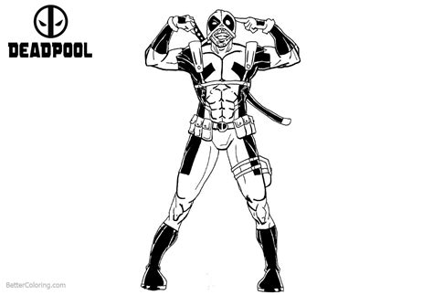 Download and print these deadpool coloring pages for free. Deadpool Coloring Pages Make Face - Free Printable ...