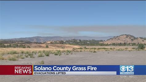 Mandatory Evacuation Orders Lifted After Fire Near Vacaville YouTube