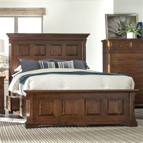 Check spelling or type a new query. Traditional King Size Panel Bed with Footboard Storage ...