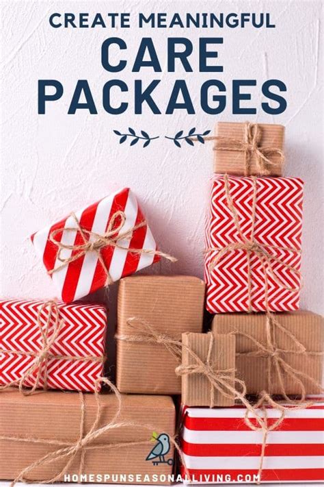 Meaningful Care Packages Ideas Homespun Seasonal Living