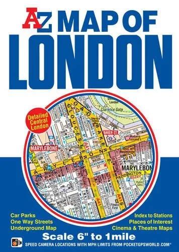 Map Of London Street Atlas By Geographers A Z Map Co Ltd Sheet Map