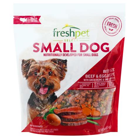Save On Freshpet Select Refrigerated Small Dog Food Bite Size Beef