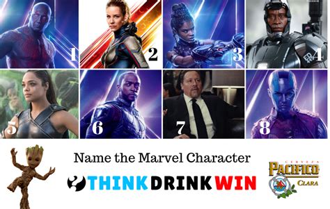 And what other marvel gems should we have mentioned. Picture Round — Marvel Characters. Name the Character. - NYC Trivia League