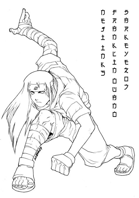neji coloring pages Gallery
