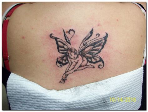 Small Beautiful Fairy Girls Shaped Tattoo Design Photo Tattoomagz
