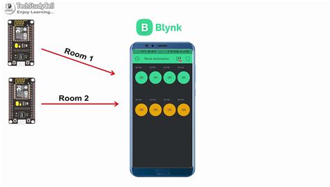 Smart Home With Multiple Nodemcu Esp8266 Network With Blynk 15 Steps
