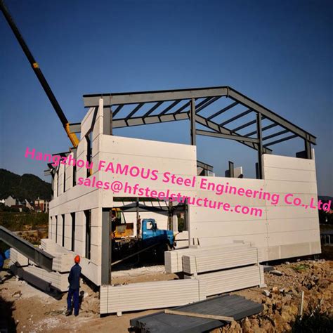 Prefab House Light Steel Villa Prefab Metal Buildings With Welded Frame