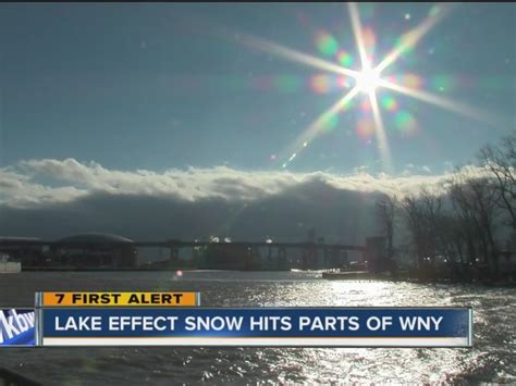 Lake Effect Storm Some Areas Buried Others Sun