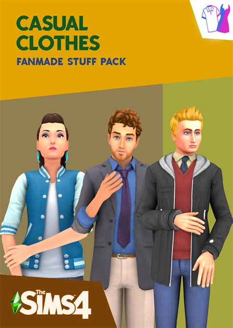 Casual Clothes Fanmade Stuff Pack Cepzid Sims