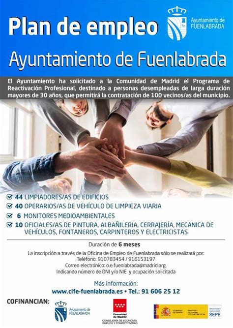 Fuenlabrada Contratará A 100 Personas Con Su Plan De Empleo