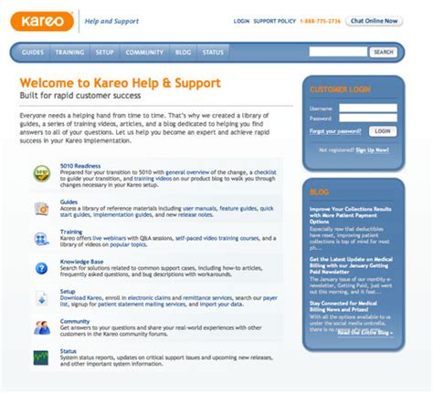 Kareo Help Center Redesign