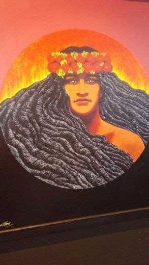 Pele Goddess Of Fire Hawaiian Volcano Goddess Her Poetic Name Ka