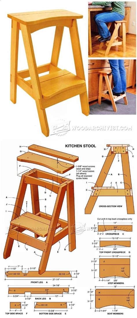Kitchen Step Stool Plans Furniture Plans And Projects