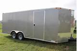 Enclosed Trailer Pewter 8.5x20. (ad 810) - USA Cargo Trailer