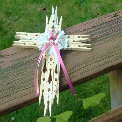 Clothes Pins Crosses Clothes Pin Crosses Diy Clothes Pins Crafts