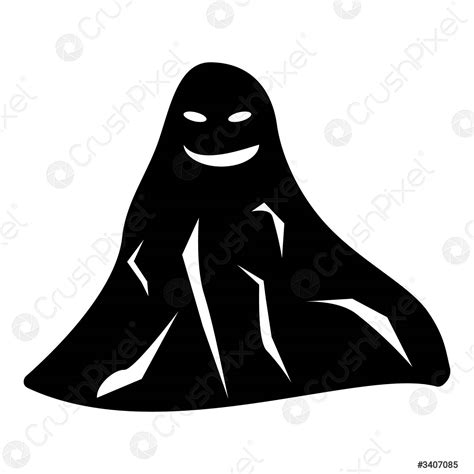 Ghost Icon Simple Style Stock Vector Crushpixel