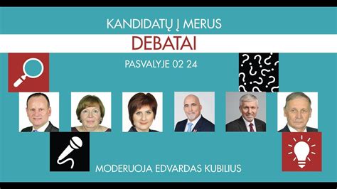 Kandidat Merus Debatai Pasvalyje Youtube