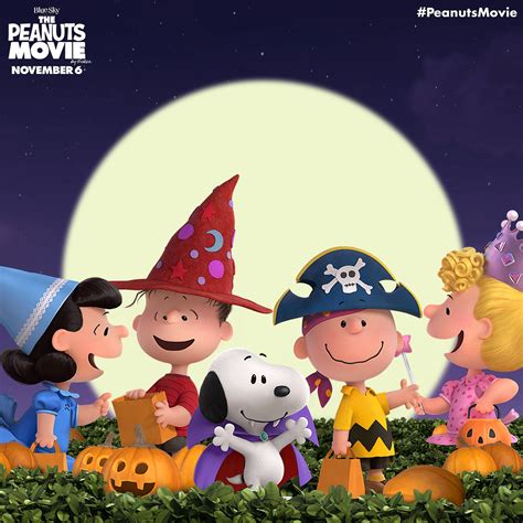 Download Peanuts Charlie Brown Halloween Poster Wallpaper