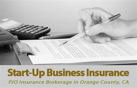 Orange County Ca Start Up Business Insurance With Pjo Insurance