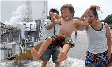 Families Flock To Fukushima Beach After Officials Declare It Safe To