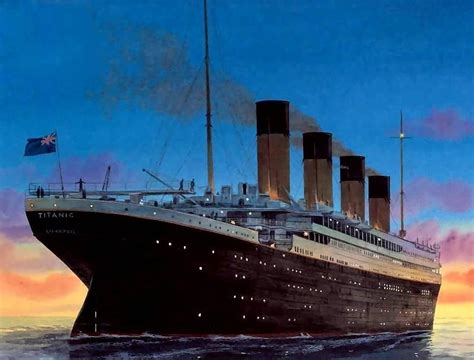 The Old Ship Titanic Sunset Hd Wallpaper Pxfuel